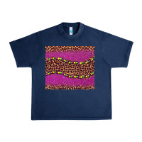 Navy mardi gras  leopard pink glitter bead Urban Heavy Tee - BarkalooDesign