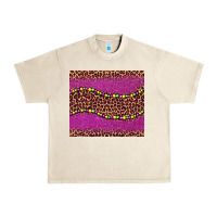 Sandshell mardi gras  leopard pink glitter bead Urban Heavy Tee - BarkalooDesign