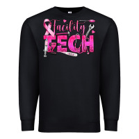 Black Breast Cancer Facility Tech Premium Sweatshirt - texasbilliewilder