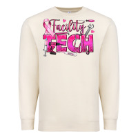 Sandshell Breast Cancer Facility Tech Premium Sweatshirt - texasbilliewilder