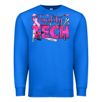 True Royal Breast Cancer Facility Tech Premium Sweatshirt - texasbilliewilder