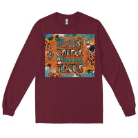 Burgundy all i need is a little bit of coffee and o whole lot of jesus Long Sleeve Tee - JahusDesignShop