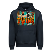 Navy mom of twins western brushstroke Urban Hoodie - OliviaCreatesArt