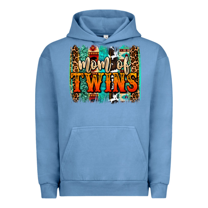 Mom Of Twins Western Brushstroke Urban Hoodie by OliviaCreatesArt | Teevron