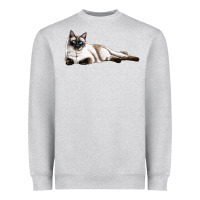 Heather Grey siamese Heavyweight Sweatshirt - LillyAllenDesigns