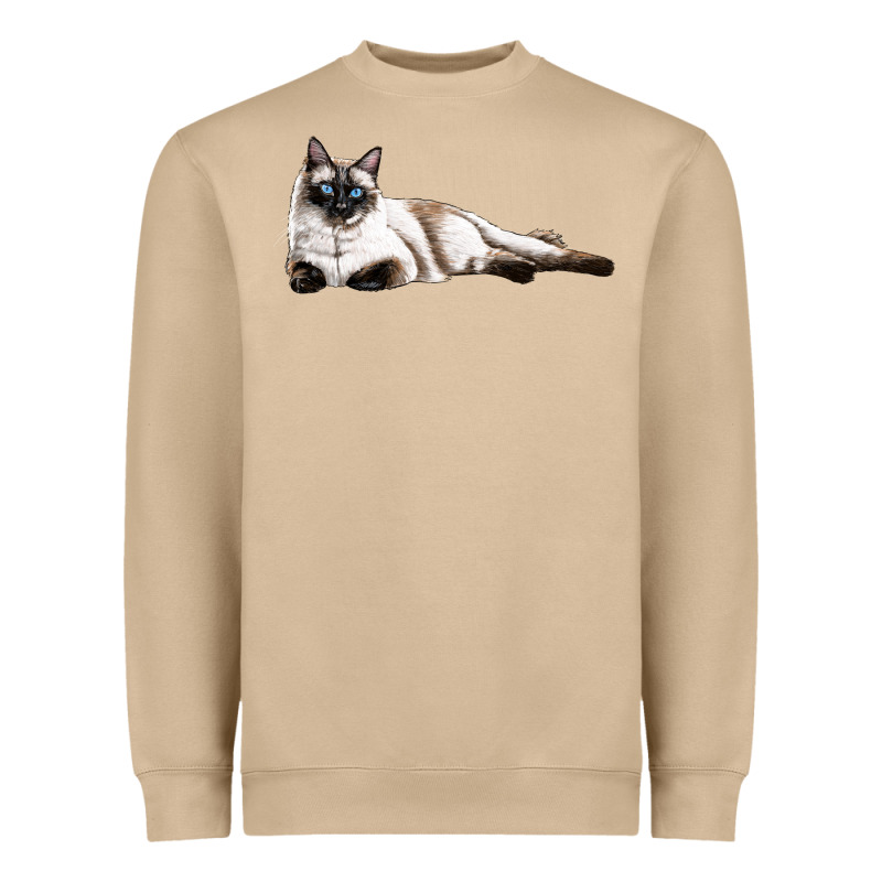 Siamese Heavyweight Sweatshirt by LillyAllenDesigns | Teevron