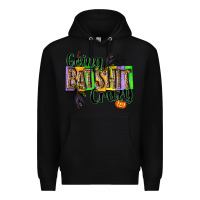 Black Going bat shit crazy Premium Hoodie - NancyCooperArtShop