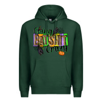 Sports Green Going bat shit crazy Premium Hoodie - NancyCooperArtShop