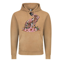 Vintage Camel bunny with blossom flower Vintage Hoodie - Artiststas
