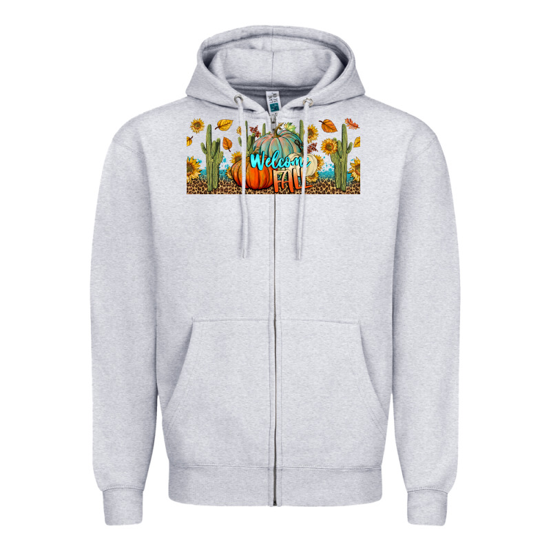 Welcome Fall Zipper Hoodie by BundleAndBundleShop | Teevron