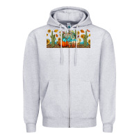 Heather Grey welcome fall Zipper Hoodie - BundleAndBundleShop