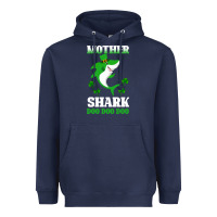 Navy Mother Shark Doo Doo Doo Heavyweight Hoodie - Bettercallsaul