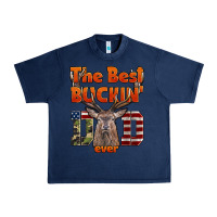 Navy The Best Bucking Dad Ever Urban Heavy Tee - LillyAllenDesigns
