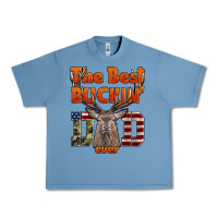 Pebble Blue The Best Bucking Dad Ever Urban Heavy Tee - LillyAllenDesigns