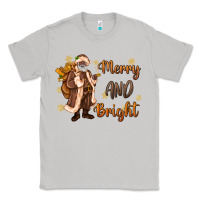 Moon Dust merry and bright black santa Classic Tee - MaliasSmallBusiness
