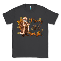 Smoke merry and bright black santa Classic Tee - MaliasSmallBusiness