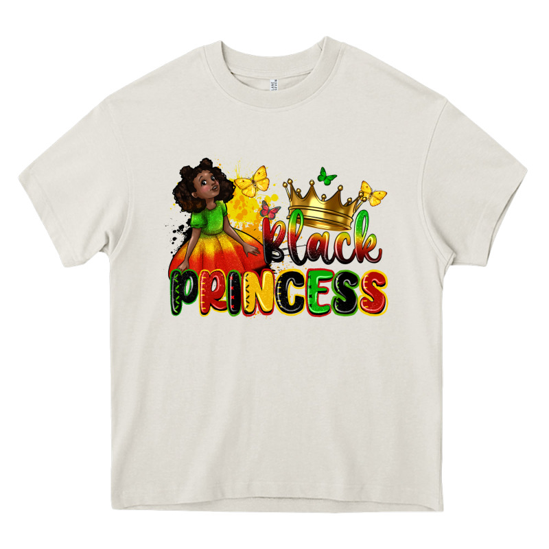 Black Princess Juneteenth Heavy Core Tee by Zillion Design Studio | Teevron