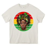 Cream black women Heavy Core Tee - BarkalooDesign