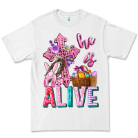 He Is Alive Easter Premium Tee | Teevron