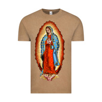 Vintage Coffee our new lady of guadalupe Vintage Tee - BarkalooDesign