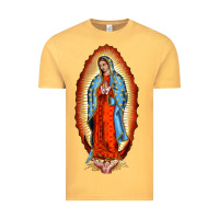Vintage Mustard our new lady of guadalupe Vintage Tee - BarkalooDesign