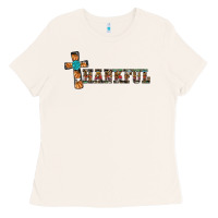 Bone thankful pumpkin cross Ladies Tee - RanaPortraitStore