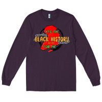 Plum black history month Long Sleeve Tee - MaliasSmallBusiness