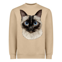 Mushroom siamese face Heavyweight Sweatshirt - LillyAllenDesigns