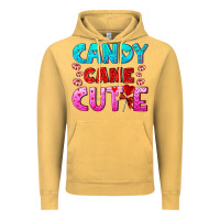 Vintage Mustard candy cane cutie Vintage Hoodie - AdoDesignShop