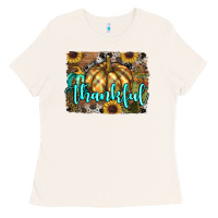 Bone thankful pumpkin Ladies Tee - RanaPortraitStore
