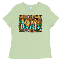 Matcha thankful pumpkin Ladies Tee - RanaPortraitStore