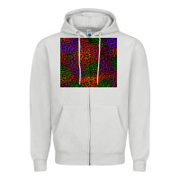 Dove Grey halloween leopard Zipper Hoodie - BundleAndBundleShop