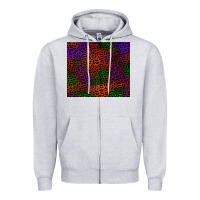 Heather Grey halloween leopard Zipper Hoodie - BundleAndBundleShop