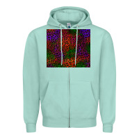 Seafoam halloween leopard Zipper Hoodie - BundleAndBundleShop