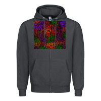 Smoke halloween leopard Zipper Hoodie - BundleAndBundleShop
