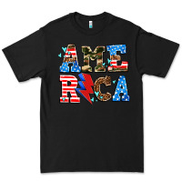 Black america with heart Premium Tee - AdoDesignShop