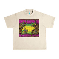 Sandshell mardi gras  leopard pink glitter Urban Heavy Tee - BarkalooDesign