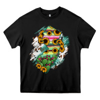 Black New jersey State Map Heavy Core Tee - RanaPortraitStore