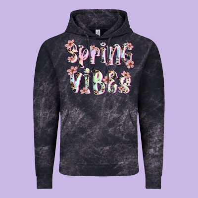 Spring Vibes Vintage Hoodie Designed By Artiststas