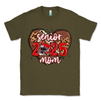 Army Green senior 2025 mom football Classic Tee - MaliasSmallBusiness