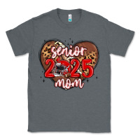 Charcoal Heather senior 2025 mom football Classic Tee - MaliasSmallBusiness