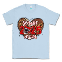 Dusty Blue senior 2025 mom football Classic Tee - MaliasSmallBusiness