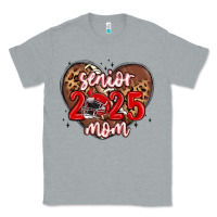 Heather Grey senior 2025 mom football Classic Tee - MaliasSmallBusiness