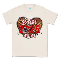 Natural senior 2025 mom football Classic Tee - MaliasSmallBusiness