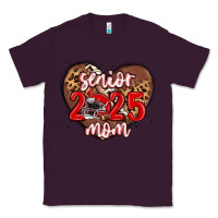 Plum senior 2025 mom football Classic Tee - MaliasSmallBusiness