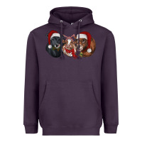 Plum christmas heifers Heavyweight Hoodie - RanaPortraitStore