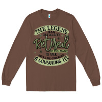 Chestnut the legend has officially retired Long Sleeve Tee - MaliasSmallBusiness