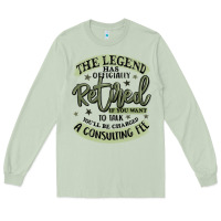 Matcha the legend has officially retired Long Sleeve Tee - MaliasSmallBusiness