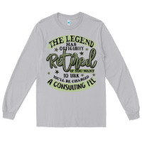 Moon Dust the legend has officially retired Long Sleeve Tee - MaliasSmallBusiness