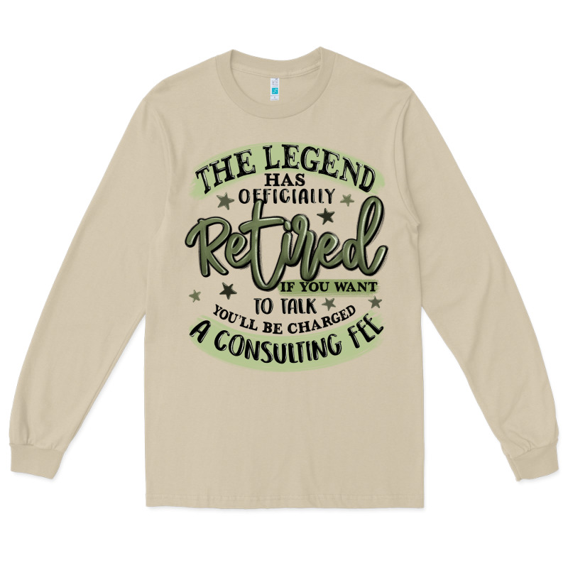 The Legend Has Officially Retired Long Sleeve Tee by MaliasSmallBusiness | Teevron